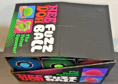 (Case of 12)Needoh Fuzz Ball Velvet Squeeze Squishy Squeeze Toy Nee Doh Fuzzball