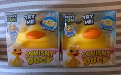 RMS Crazy Fun (5 Below) Squishy Duck Jumbo Yellow Stretchy Squishy Toy New $20ea