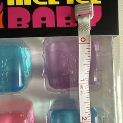 AUTH!! Schylling NeeDoh Nice Ice Baby 4 pack, Mini Nice Cube 1Pink 2Blue 1Purple