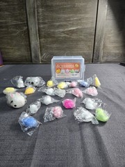 Mini Animal Mochi Squishy Toy Lot With Storage Case Kawaii Fidget Toys