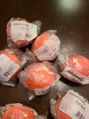 Abilitations Gel Ball, 2 Inches, 2 Ounces, Orange, LOT of 7, All New and Sealed