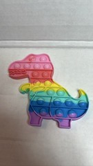 Rainbow Dinosaur Silicone Sensory Fidget Toy for Stress Relief