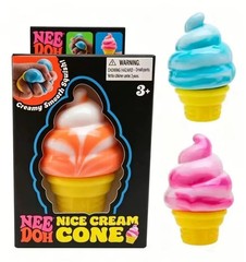 NeeDoh NICE CREAM CONE Ice Cream Squishy Toy 2026 NEE DOH Stress Ball