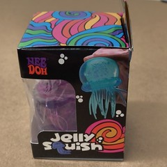 NeeDoh Jelly Squish Super Solid Purple Squeeze Toy, Ages 3-4 Years