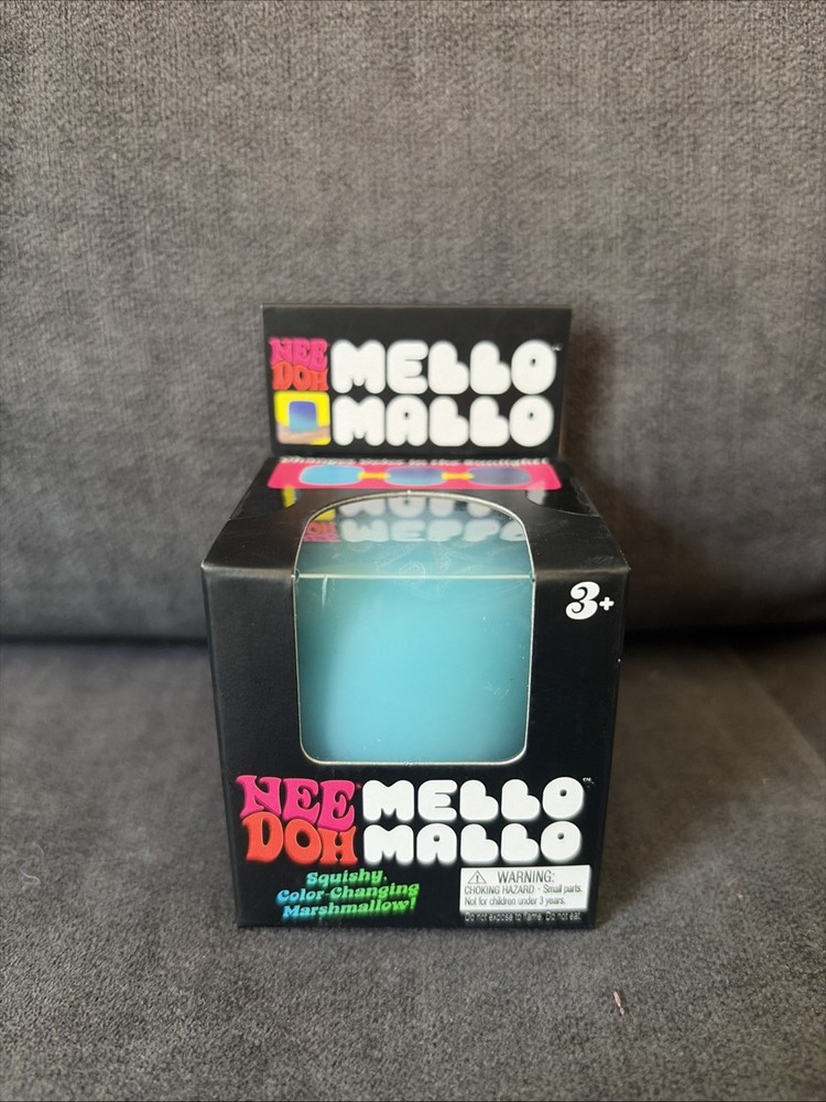 NeeDoh MELLO MALLO (BLUE) VIRAL SQUISHY TOY! SCHYLLING / NEW / AUTHENTIC‼️