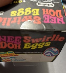 Schylling NeeDoh Swirlie Eggs Stress Toy Squishy Fidget Groovy Swirl-Box Damage