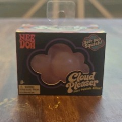 Nee Doh Cloud Pleaser Soft-Doh Squish Tactile Squeeze Toy, Purple, Age 3-5