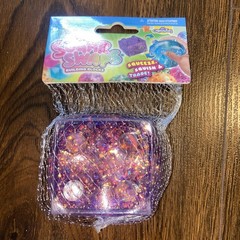 Orb Curiosities Sugar Swaps Building Blocks Glitter Squishy PURPLE