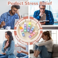 5Pcs Keyboard Fidget Toy, Colorful Loud 20mm x 80mm, Colourful