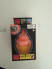 NEW Needoh Nice Cream Cone *Authentic* Squishy Soft Toy Stress Relief
