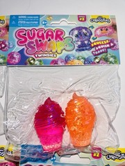 Sugar Swaps Twinsies Squishy 4 Packs Glitter Squeeze Toy NEW