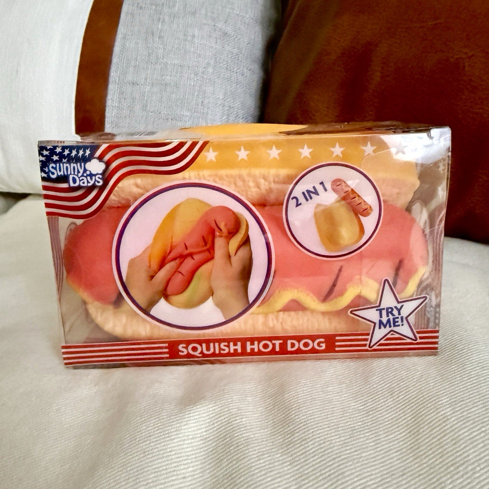Sunny Days Squishy Hot Dog 2-in-1.