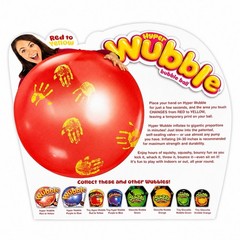 VIRAL Wubble Bubble Ball Hyper Color Change Red to Yellow [x1 Per Pack] 30”
