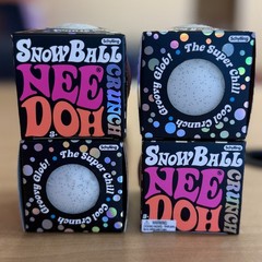 Authentic Schylling NeeDoh Snowball Crunch Squishy Sensory Fidget Toy New RARE