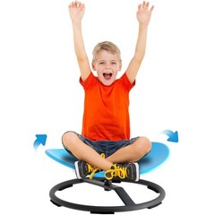Spinning Chair for Autistic Kids, Sensory Swivel Spin Chair for Children Blue