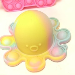 Bubble Pop Stress Relief Toy Lot Sensory Squishy Kitty Heart Cupcake Frog