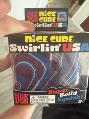 NeeDoh Nice Cube Swirlin’ USA Sugar Skull Cats + Crazy Fun Bun Set Ages 3+