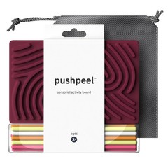 Pushpeel Sensory Activity Board Silicone Fidget Toy For Calming Stress Anxiety