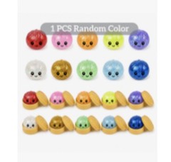Mystery Dumpling squishy ,Dough Bun Squeezing Toys, Random Colors 1 Pc