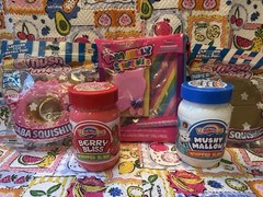 NEW❤️JA-RU Yummmerz Whipped Slime🍓Berry Bliss😋Mushy Mallow & Taba Squishies🍩