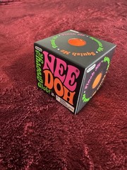 🔥VIRAL & NEW – Schylling NeeDoh The Groovy Glob – ORANGE 100% Authentic-SEALED