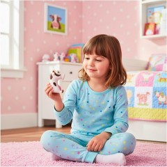 Warm Fuzzy Poppin Peeper – Cow, Sensory Toy for Autism Calming Needs