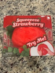 Sunny Days Jumbo Squeezy Strawberry Squishy Toy Stress Relief Sensory Fun