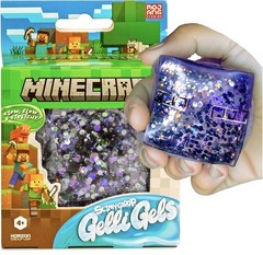 Minecraft Sugar Squishy Enderman Purple Glitter Squeeze Gelli Gel Fast Ship