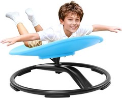 Zhenx Spinning Chair for 22 inches (L) x 22 (W) x 10 (H), Blue