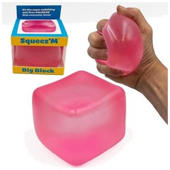 Schylling Needoh Nice Berg – Giant Needoh Nice Cube – Sensory Squeeze Toy with a