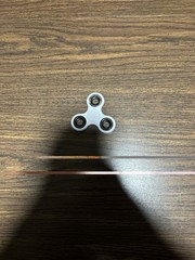 White Tri-Spinner Fidget Tactile Sensory Toy for Adults Age 17 Years & Up