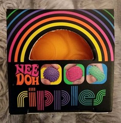 🔥SCHILLING NeeDoh teenie Orange Ripple Ball Squeeze Sensory Toy TikTok VIRAL🔥