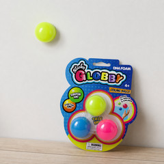 Sticky Globby Ceiling Balls 3 Pack Wall Sticky Squishy Kids Toy Gift