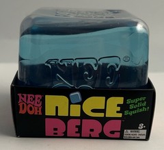 Schilling NeeDoh Nice Berg Blue XL Giant Nee Doh Squish Cube New Squishy Blue