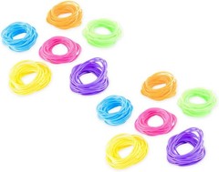 80s Colorful Retro Rock Pop Star Rainbow Diva Disco Jelly Neon Gel Stretchabl…