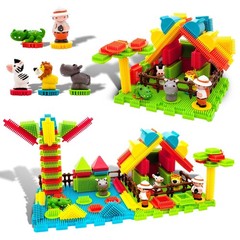 Picasso Toys PTB100 100pcs Hedgehog Block 3D Building Blocks Tiles Safari The…
