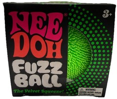 🔥🔥NeeDoh Fuzz Ball The Velvet Squeeze Flower Power Green TikTok VIRAL🔥🔥