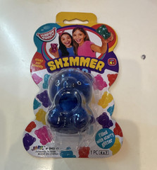 Jaru Happy Bunch Shimmer Bear Blue Glitter Sticky Stretch Squeeze Toy Age 4+