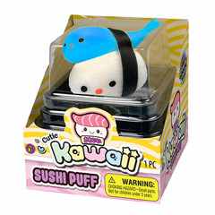 3 Pack Ja-Ru Kawaii Cutie Sushi Puffs Stretchy Squishy Sensory Toys