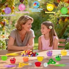Summer 268P Fruit Sensory Bin – Educational Color Sorting & Fine Motor Toys