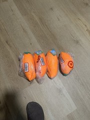 Sunny Days Jumbo Squeezy Carrot Orange Squishy Toy Stress Relief Sensory