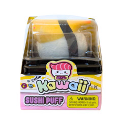 Kawaii Sushi Puff Cutie Squishy Toy Stres Squeeze Ball Ja-Ru VIRAL New