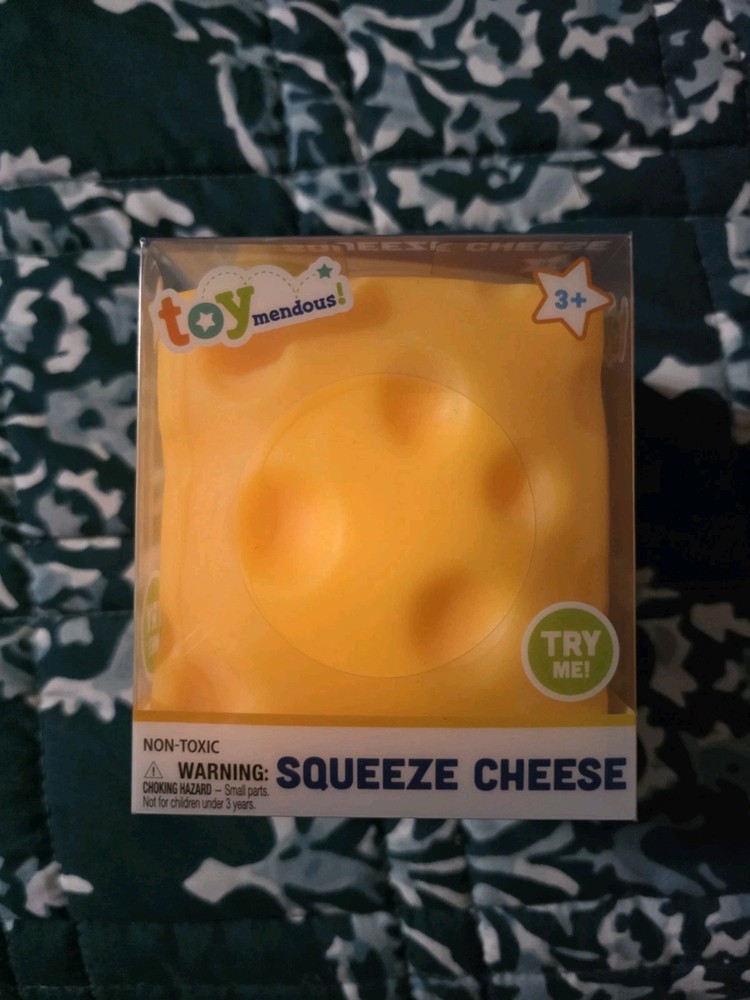 Toymendous Squeeze Cheese Squishy Stress Toy