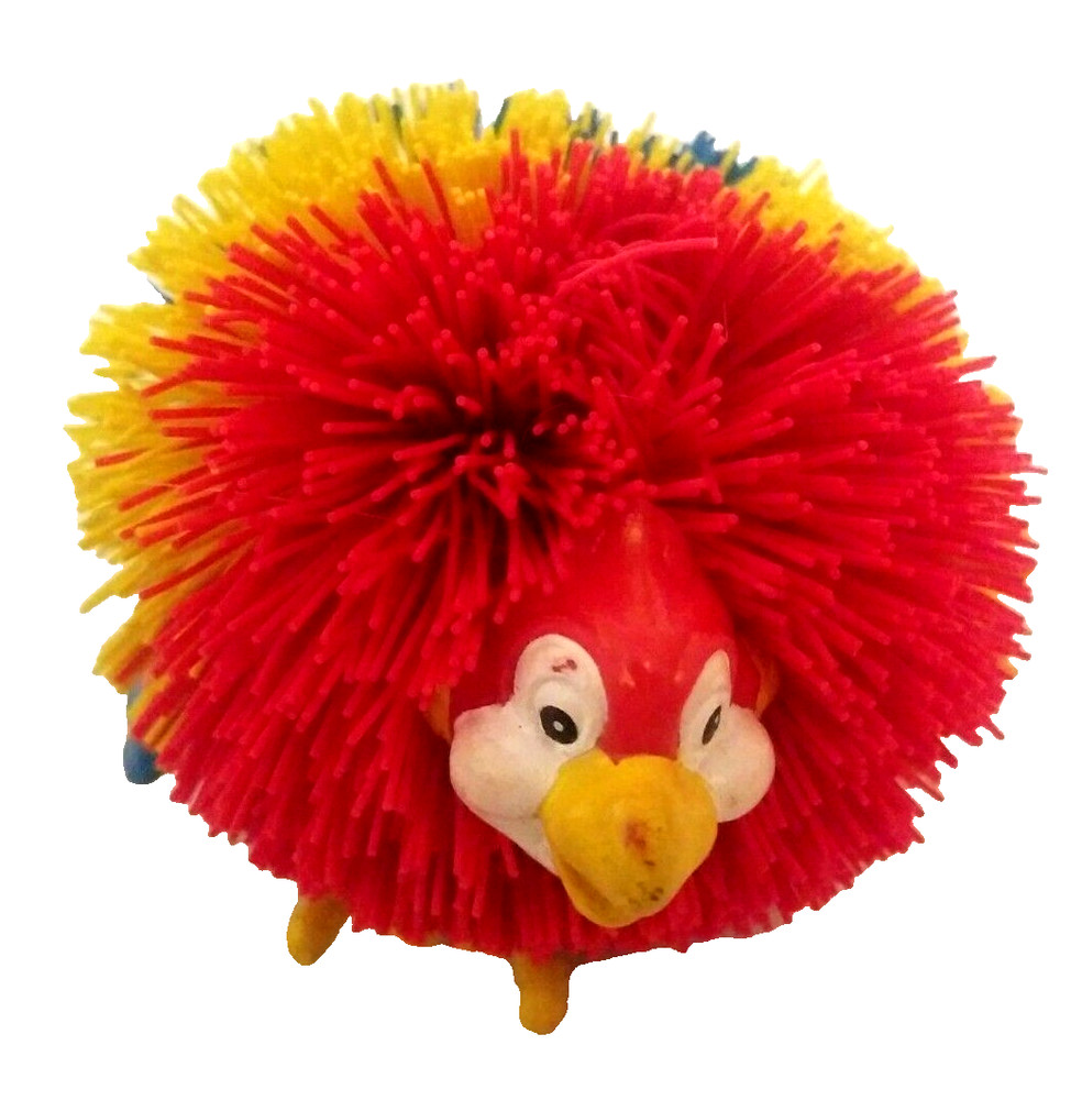 Colorful BIRD Animal KOOSH BALL Sensory Toy Red Yellow Blue 3″ Diameter