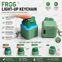 Frog Croaking Fidget Toy Adults Keyboard Clicker Frog Fidget Toys Fun Keychain