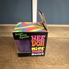 Schylling NeeDoh Nice Cube Swirl Super Solid Squish Squeeze Toy MPN 26065YP