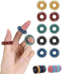 Mr. Pen Spiky Sensory Rings 10 Pack Stress Relief Fidget Ring for Anxiety