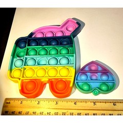 1782. Sensory Fidget Toys Silicone Bubbles Set of 2