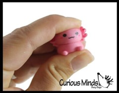 24 Colorful Tiny Axolotls Figurines – Mini Toys – Small Novelty Prize Toy – Part