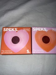 SPEKS GUMP HEARTS – LIMITED EDITION AND RARE (RED & PINk)Squishy Viral Lot of 2